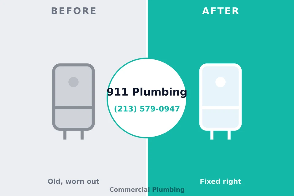 Before and after: plumbing company Mazeppa, MN